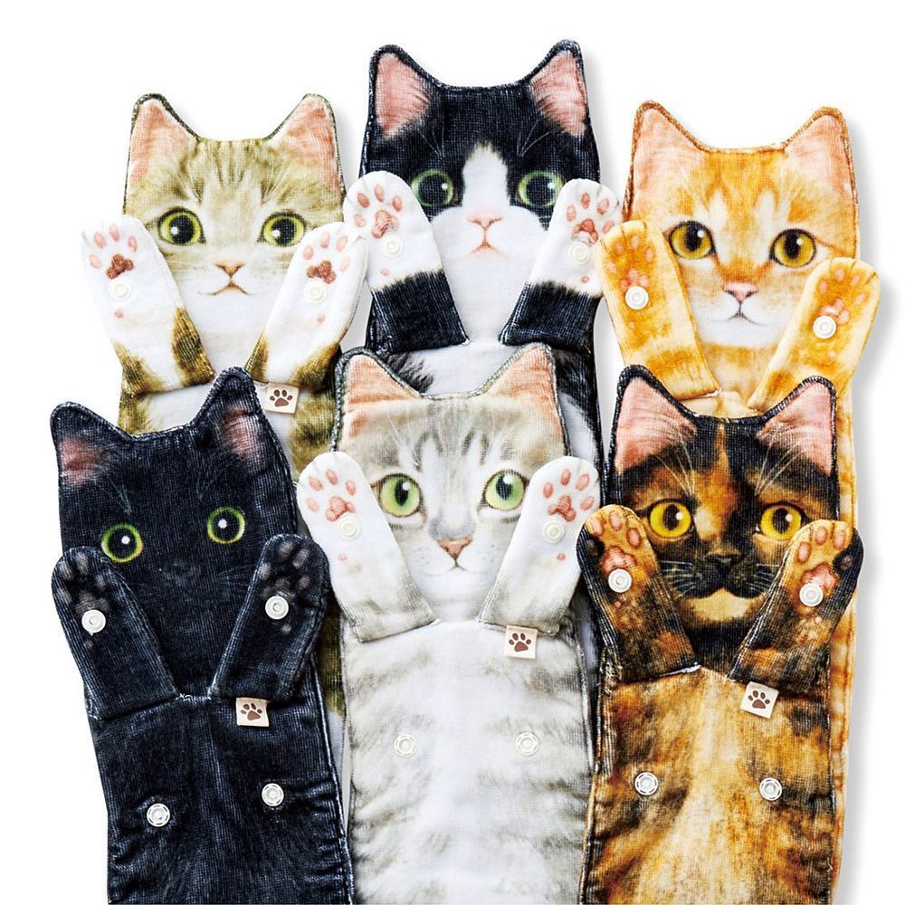Cat Hand Towels