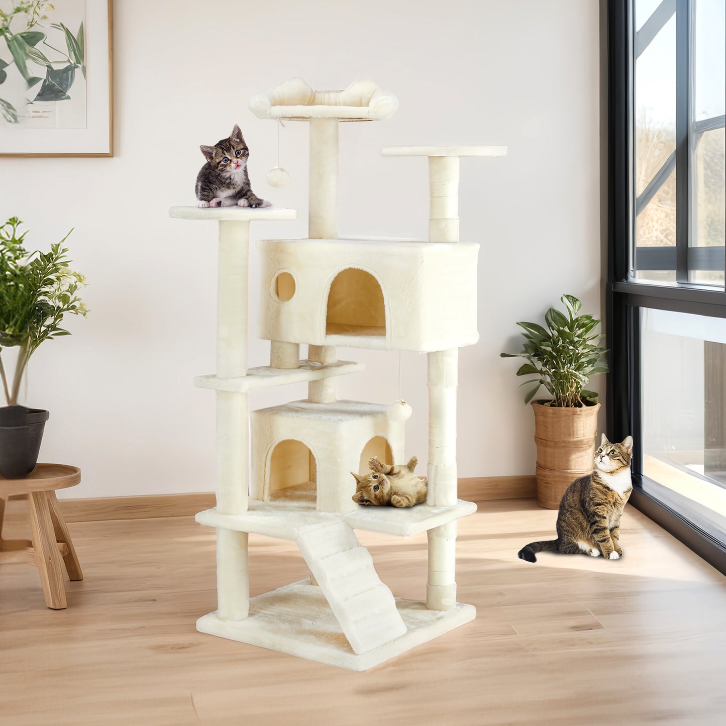 Multi Functional Cat Treehouse